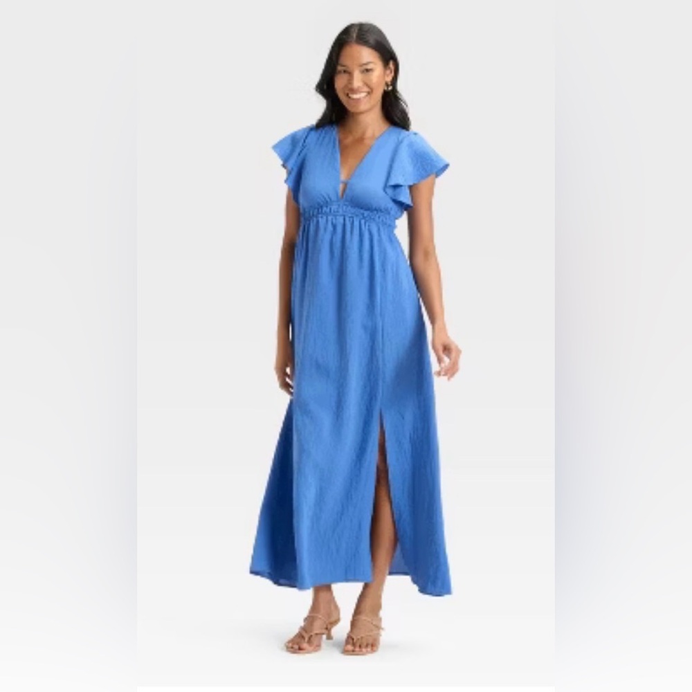 a new day Women's Blue Maxi Dress